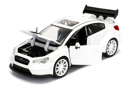 Mr. Little Nobody's Subaru WRX STI White "Fast & Furious F8: The Fate of the Furious" Movie 1/24 Diecast Model Car  by Jada