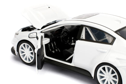 Mr. Little Nobody's Subaru WRX STI White "Fast & Furious F8: The Fate of the Furious" Movie 1/24 Diecast Model Car  by Jada