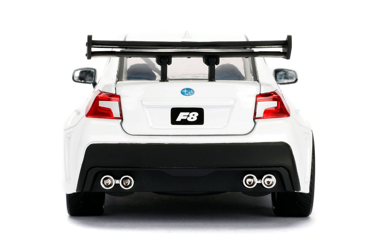 Mr. Little Nobody's Subaru WRX STI White "Fast & Furious F8: The Fate of the Furious" Movie 1/24 Diecast Model Car  by Jada