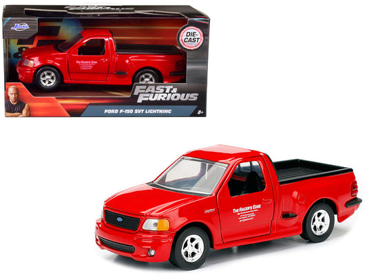 Brian's 1999 Ford F-150 SVT Lightning Pickup Truck Red "Fast & Furious" Movie 1/32 Diecast Model Car by Jada <h2>Brian's Jada</h2> <p>High-quality perfect for collectors and enthusiasts. Features deta