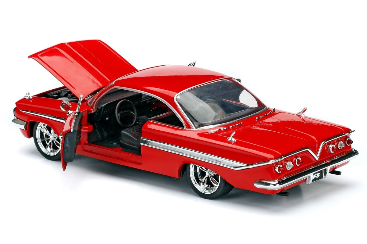 Dom's Chevrolet Impala Red (2017) Movie 1/24 Diecast Model Car - Jada