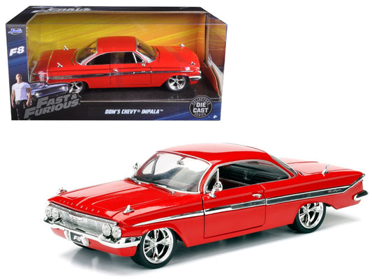 Dom's Chevrolet Impala Red (2017) Movie 1/24 Diecast Model Car - Jada