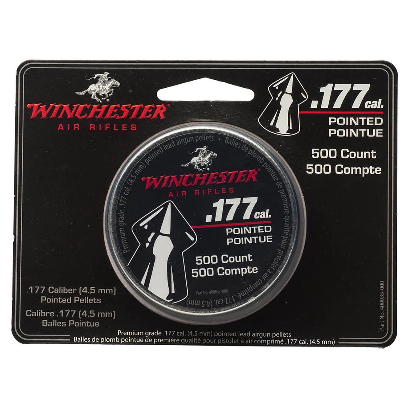 Daisy Winchester .177 Caliber Pointed Pellet (500 per Tin)