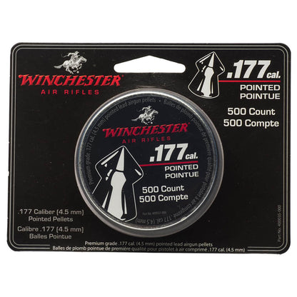 Winchester (987416-406) .177cal Pointed Lead Pellets (500 count)
