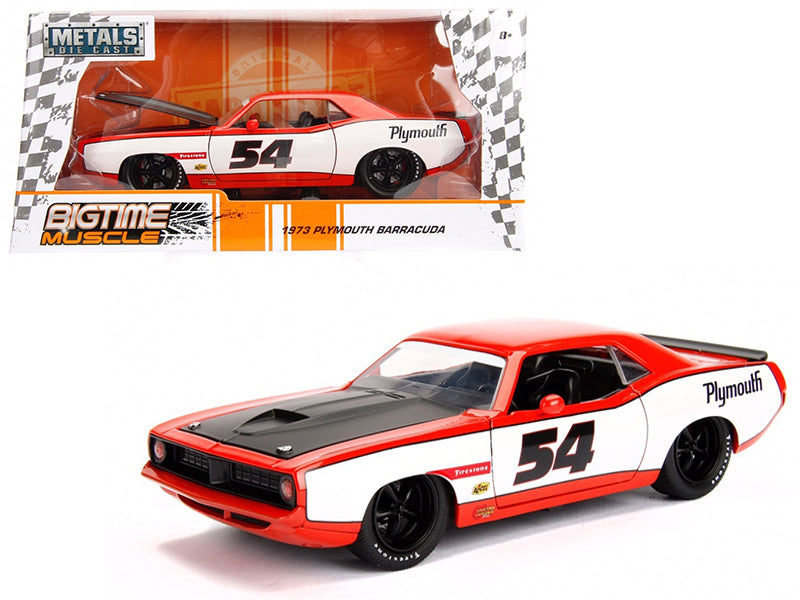 1973 Plymouth Barracuda #54 1/24 Diecast Model Car by Jada <h2>1973 Jada</h2> <p>High-quality perfect for collectors and enthusiasts. Features detailed interior exterior craftsmanship, realistic paint