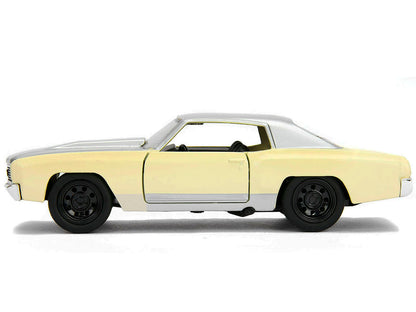 Chevrolet Monte Carlo Cream with Silver Hood and Top "The Fast the Furious: Tokyo Drift" (2006) Movie "Fast & Furious" Series 1/32 Diecast Model Car by Jada <h2>Chevrolet Jada</h2> <p>High-quality per