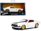 Roman's Ford Mustang White with Black Stripes and Red Interior "Fast & Furious" Movie 1/32 Diecast Model Car by Jada <h2>Roman's Jada</h2> <p>High-quality perfect for collectors enthusiasts. Features