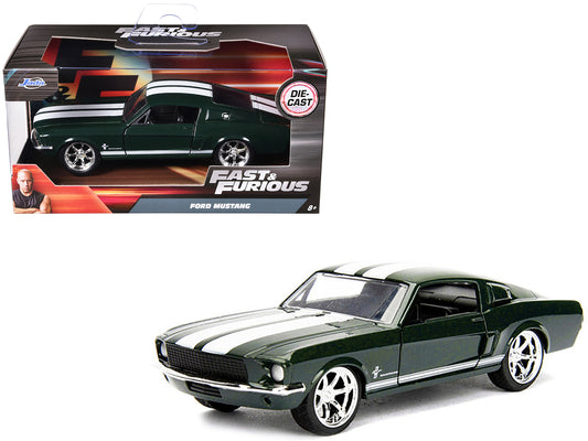 Sean's Ford Mustang Dark Green with White Stripes "Fast & Furious" Movie 1/32 Diecast Model Car by Jada <h2>Sean's Jada</h2> <p>High-quality perfect for collectors and enthusiasts. Features detailed i