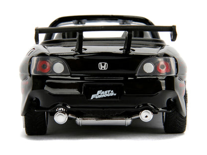 Honda S2000 Convertible Black with Graphics "The Fast and the Furious" (2001) Movie "25 Years of Fast & Furious" Series 1/32 Diecast Model Car by Jada