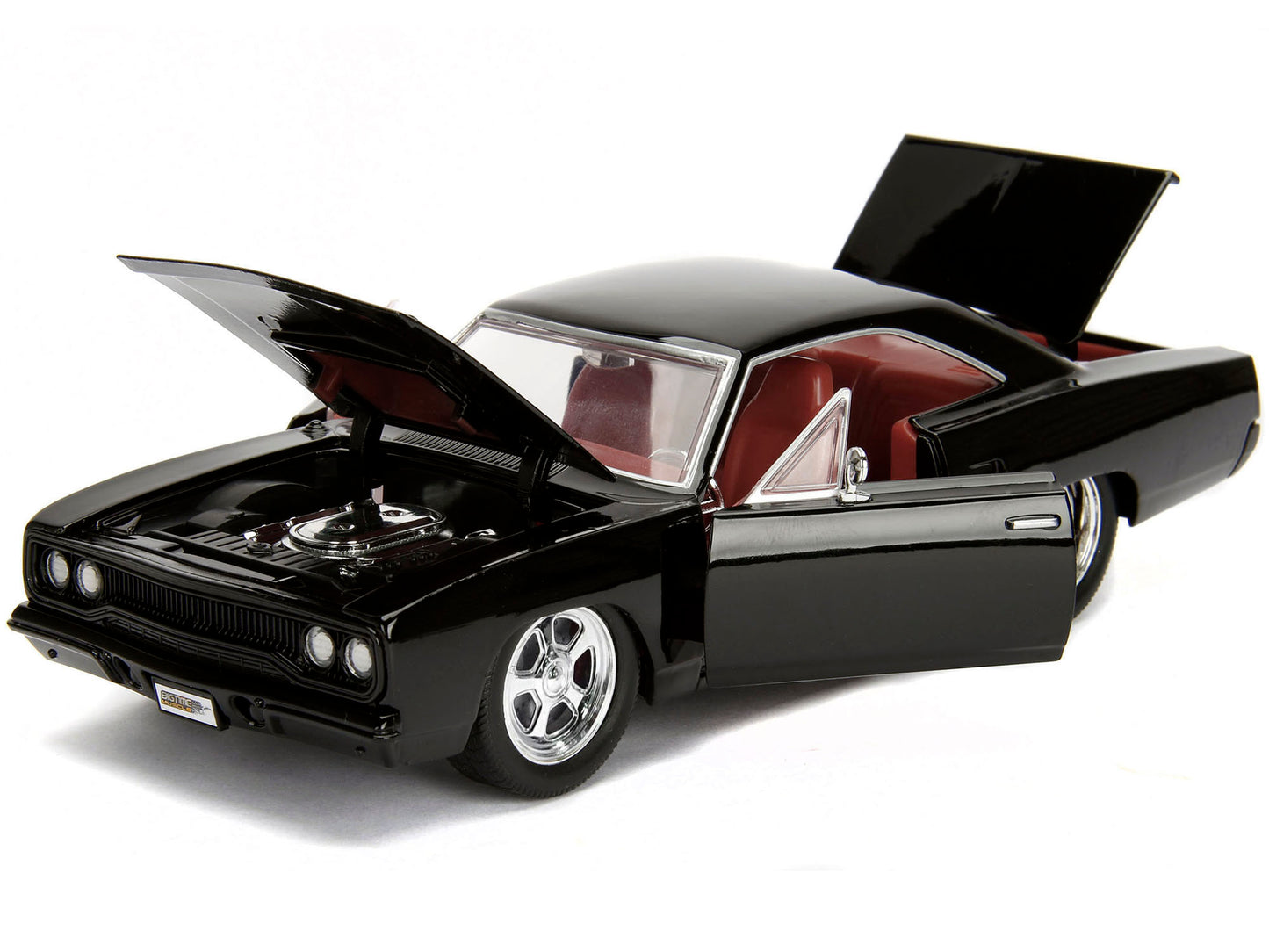 1970 Plymouth Road Runner 440 Black with Red Interior "Bigtime Muscle" Series 1/24 Diecast Model Car by Jada <h2>1970 Jada</h2> <p>High-quality perfect for collectors and enthusiasts. Features detaile