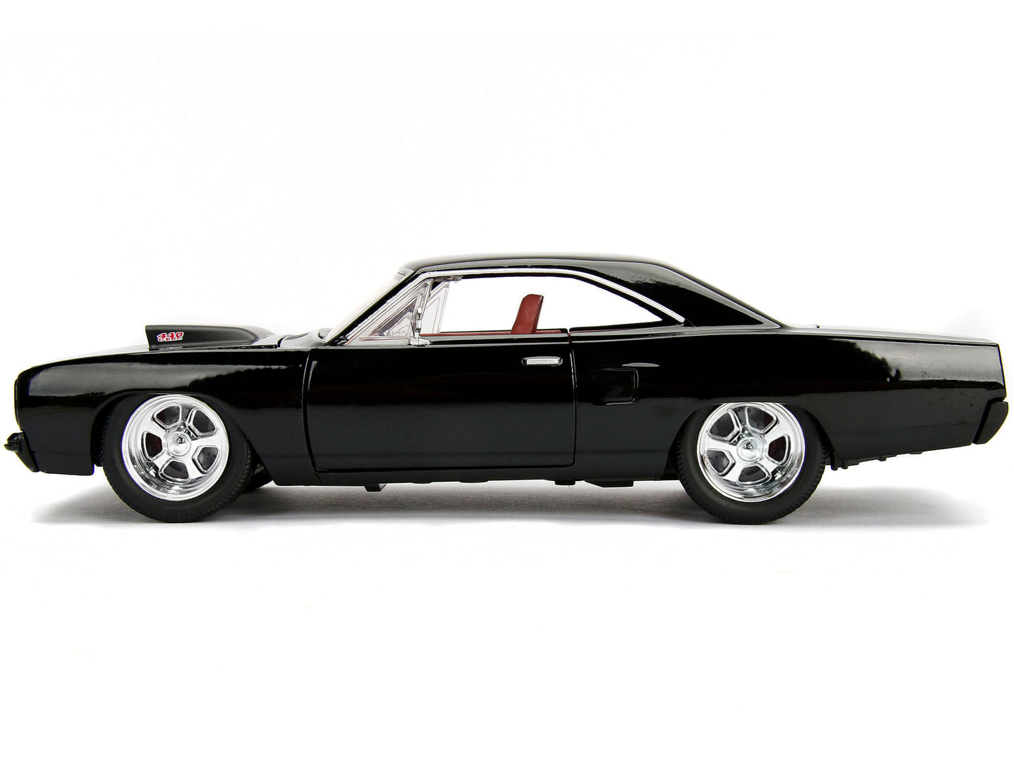 1970 Plymouth Road Runner 440 Black with Red Interior "Bigtime Muscle" Series 1/24 Diecast Model Car by Jada <h2>1970 Jada</h2> <p>High-quality perfect for collectors and enthusiasts. Features detaile