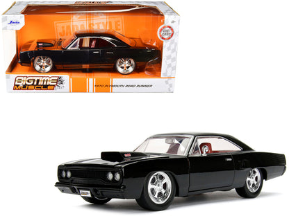 1970 Plymouth Road Runner 440 Black with Red Interior "Bigtime Muscle" Series 1/24 Diecast Model Car by Jada <h2>1970 Jada</h2> <p>High-quality perfect for collectors and enthusiasts. Features detaile