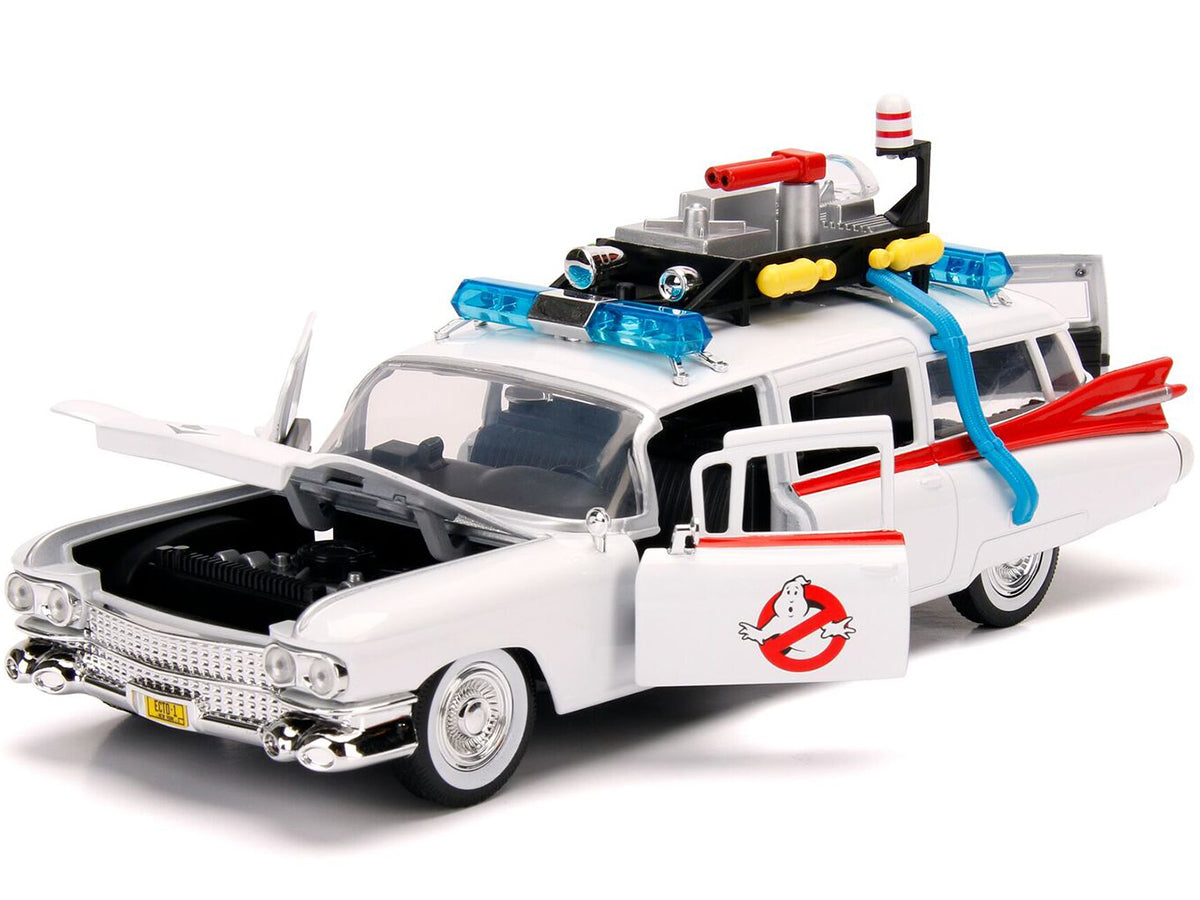 1959 Cadillac Ambulance Ecto-1 White "Ghostbusters" Movie "Hollywood Rides" Series 1/24 Diecast Model Car by Jada <h2>1959 Jada</h2> <p>High-quality perfect for collectors and enthusiasts. Features de