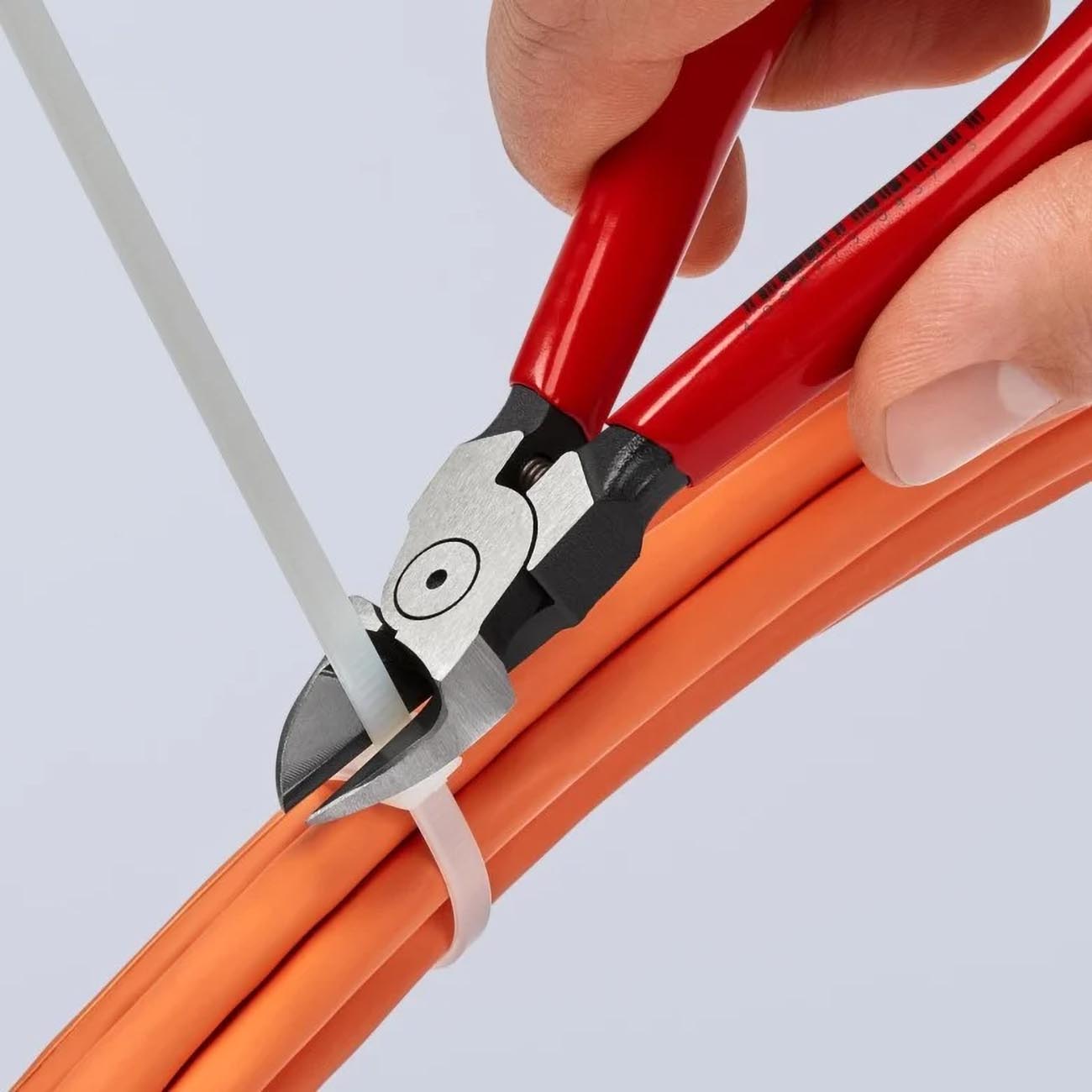 Knipex 2 Pc Flush Cutter Set in a Pouch 72 01 140 and 72 01 180