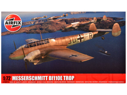 Level 2 Model Kit Messerschmitt Bf110E/E-2 TROP Fighter Aircraft 2 Scheme
