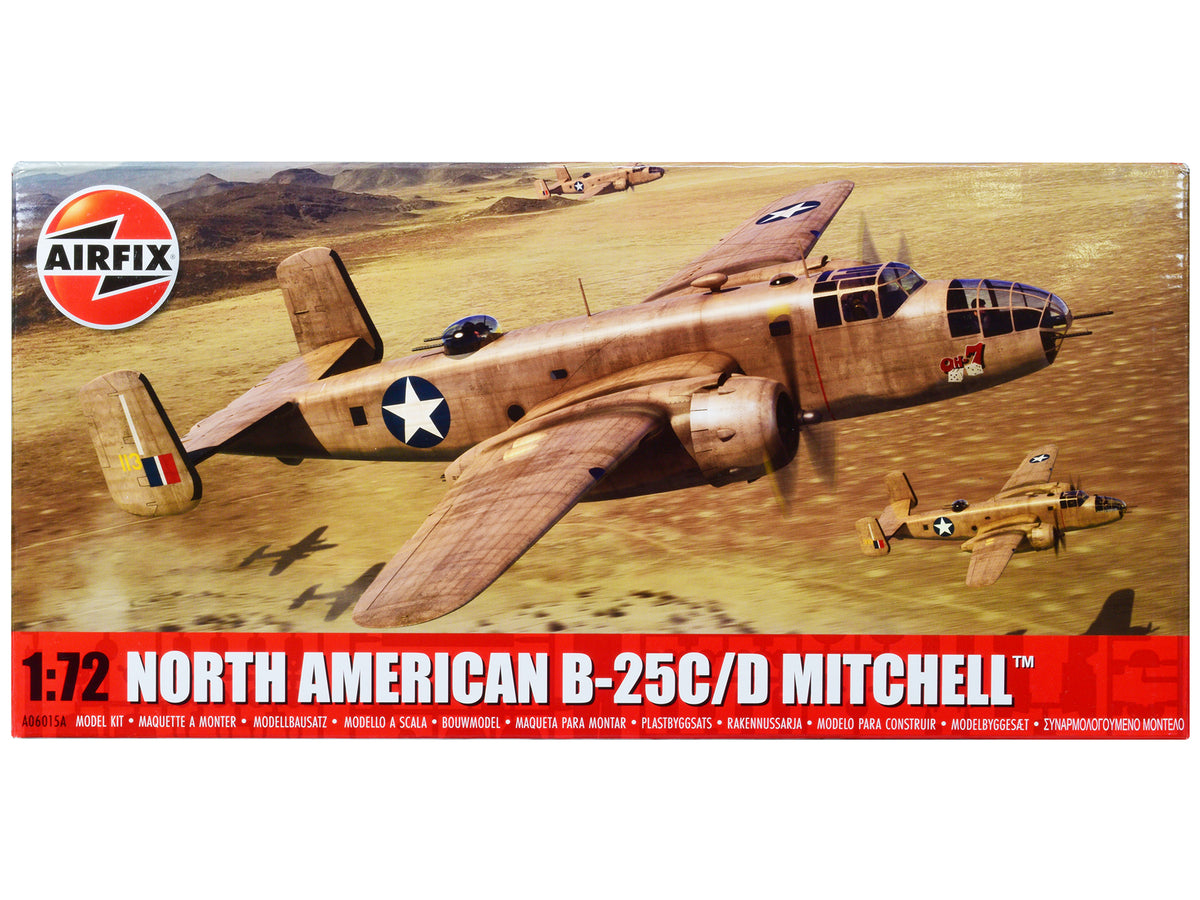 Level 3 Model Kit North American B-25C/D Mitchell Bomber Aircraft 2 Scheme