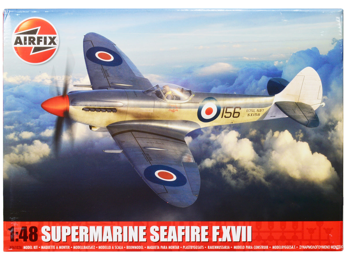 Level 3 Model Kit Supermarine Seafire F.XVII Fighter Aircraft 3 Scheme Options