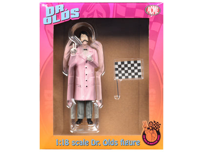 "Dr. Olds" Figure with Flag for 1/18 Scale Models by ACME