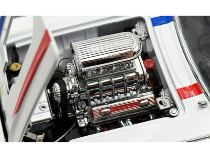 1961 Chevrolet Corvette Grand Sport Gasser "USA-1" White with Blue and Red Stripes Limited Edition to 362 pieces Worldwide 1/18 T&y Diecast Model Car by ACME