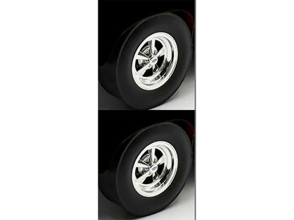 "Cragar" Wheel and Tire Set of 4 pieces from "1970 Pontiac GTO Ram Air IV" for 1/18 Scale Models by Acme T&y