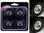 "Cragar" Wheel and Tire Set of 4 pieces from "1970 Pontiac GTO Ram Air IV" for 1/18 Scale Models by Acme T&y