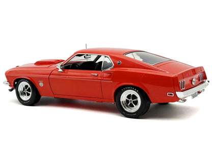 1969 Ford Mustang Limited Edition 600 Flower Power Red Limited Edition to 300 pieces Worldwide 1/18 Diecast Model Car by ACME