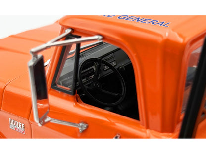 1970 Dodge D-300 Ramp Truck #01 "The General" Orange Limited Edition to 852 pieces Worldwide 1/18 T&y Diecast Model Car by ACME