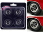 "Super Sport" Wheel and Tire Set of 4 pieces from "1970 Chevrolet Chevelle SS" for 1/18 Scale Models by ACME T&y