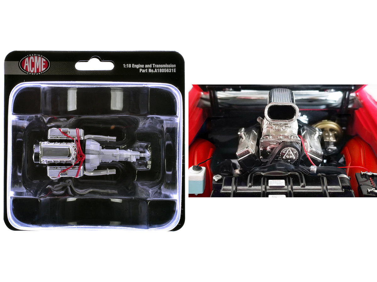 Blown 455 Engine and Transmission Replica from 1/18 Model by ACME