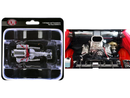Blown 455 Engine and Transmission Replica from 1/18 Model by ACME