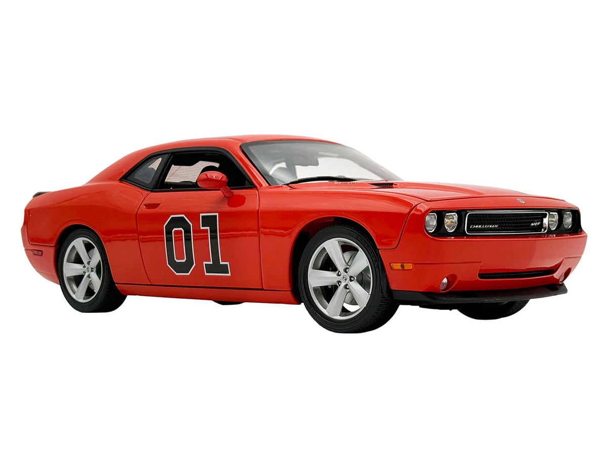 2010 Dodge Challenger SRT8 #01 "The General" Orange 1/18 Diecast by ACME