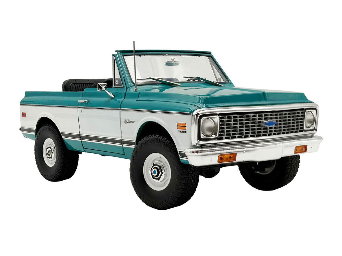 1972 Chevrolet Blazer K/5 Green & White Stripes Limited Edition 1/18 Diecast