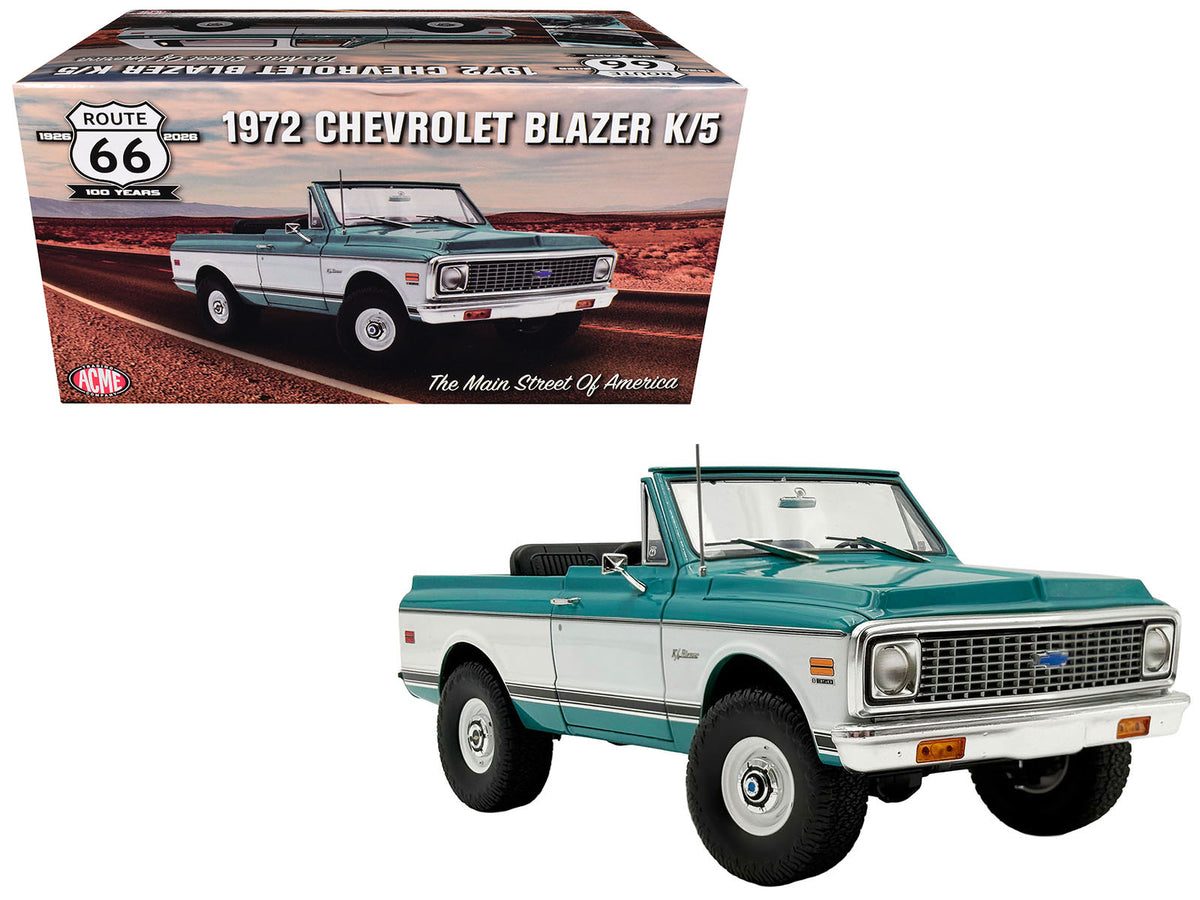 1972 Chevrolet Blazer K/5 Green & White Stripes Limited Edition 1/18 Diecast