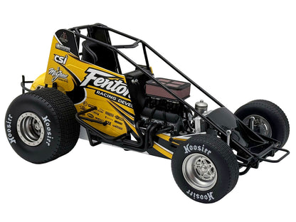 Winged Sprint Car #19 Brent Marks "Fenton Marks Racing" (2026) 1/18 T&y Diecast Model Car by ACME