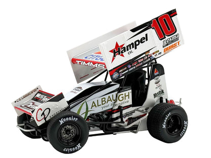 Winged Sprint Car #10 Ryan Timms "Liebig Motorsports - Hampel Oil" (2026) 1/18 T&y Diecast Model Car by ACME