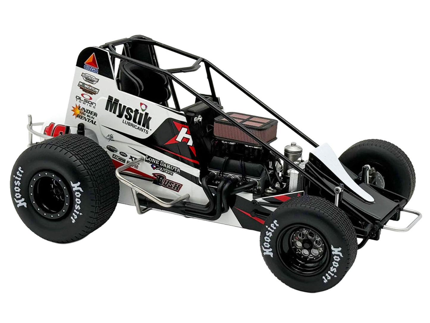 Winged Sprint Car #10 Ryan Timms "Liebig Motorsports - Hampel Oil" (2026) 1/18 T&y Diecast Model Car by ACME