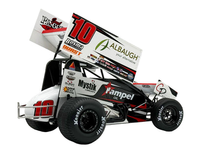 Winged Sprint Car #10 Ryan Timms "Liebig Motorsports - Hampel Oil" (2026) 1/18 T&y Diecast Model Car by ACME