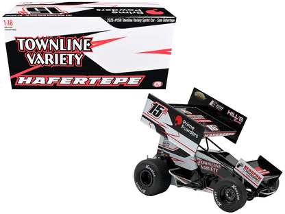 Winged Sprint Car #15H Sam Hafertepe "Townline Variety - Prime Powders" (2026) 1/18 Diecast Model Car by ACME