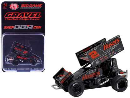 Winged Sprint Car #2 David Gravel "Husets Speedway - Big Game Motorsports" (2026) 1/50 T&y Diecast Model Car by ACME