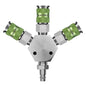 Flexzilla Pro High Flow 3-Way Manifold 3/8" NPT