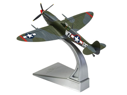 Supermarine Spitfire MkIXC Fighter Aircraft "Porky II Lt Robert Connor 309th Fighter Squadron 31st Fighter Group" (1943) United States Army Air Forces "The Aviation Archive" Series 1/72 Diecast Model by Corgi
