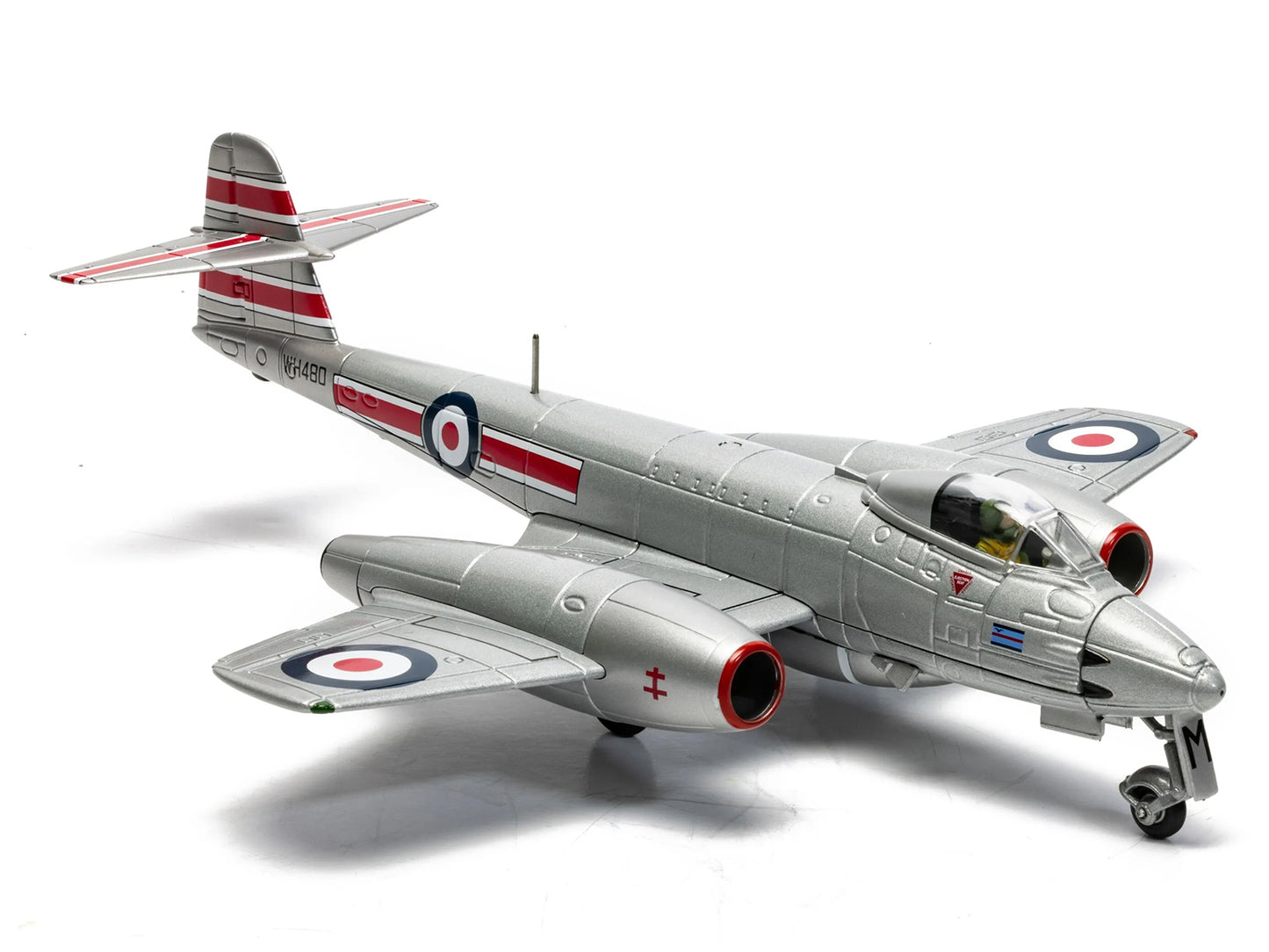 Gloster Meteor F.8 Aircraft "WH480/M Sqn Ldr John ‘Dusty’ Miller DFC No.41 Squadron Biggin Hill" (1951) Royal Air Force "The Aviation Archive" Series 1/72 T&y Diecast Model Car by Corgi
