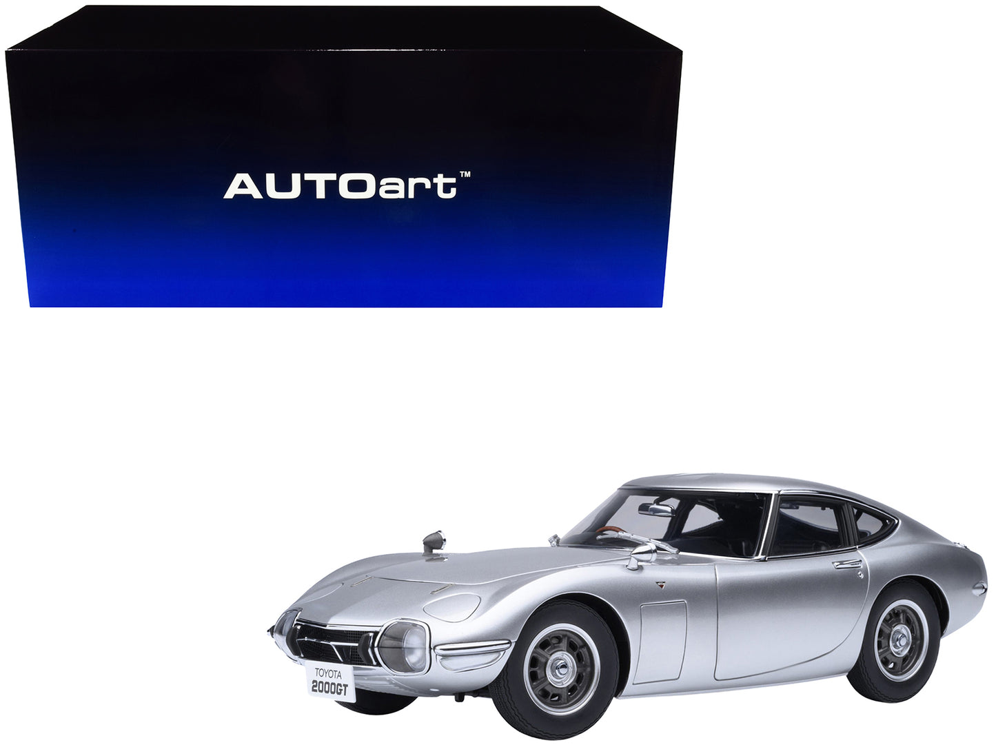 1967 Toyota 2000GT RHD (Right Hand Drive) Silver Metallic 1/18 Model Car by Autoart <h2>1967 Autoart</h2> <p>High-quality diecast perfect for collectors and enthusiasts. Features detailed interior ext