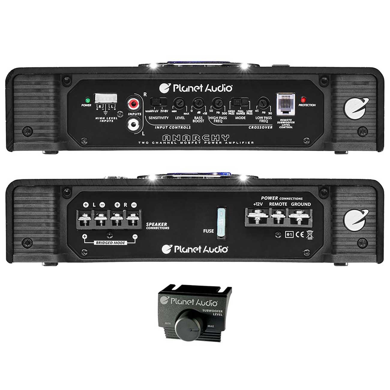 Planet Audio 2 Channel Amplifier 1200W MAX