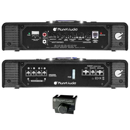 Planet Audio 2 Channel Amplifier 1200W MAX