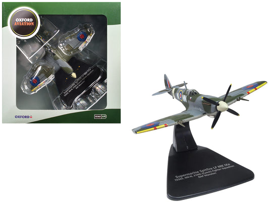 Supermarine Spitfire LF MK IXe Fighter Aircraft "TE565 10th (Czech) Fighter Squadron RAF Manston" Royal Air Force 1/72 T&y Diecast Model Airplane by Oxford T&y Diecast