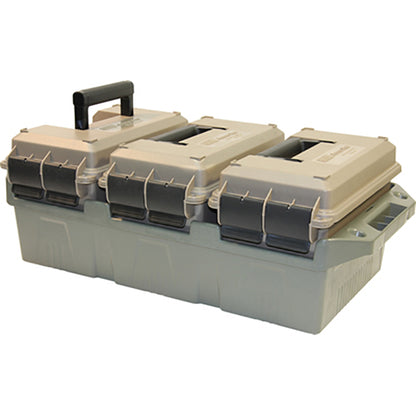 MTM 50 Cal 3-Can Ammo Crate (Dark Earth Cans/Army Green