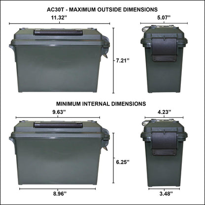 MTM 1776 - 250th LIMITED EDITION Multi-Can Ammo Crate with (4) 30 Caliber ammo cans