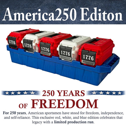 MTM 1776 - 250th LIMITED EDITION Multi-Can Ammo Crate with (5) Ammo Cans