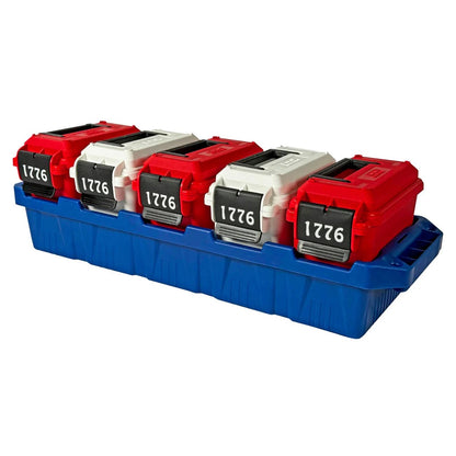 MTM 1776 - 250th LIMITED EDITION Multi-Can Ammo Crate with (5) Ammo Cans